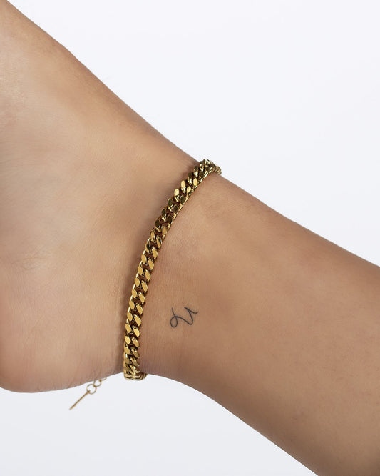 Cuban anklet