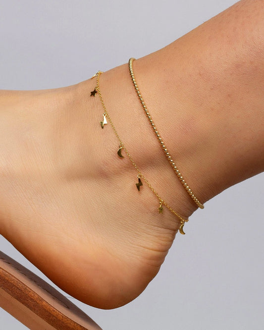 Interestellar anklet gold