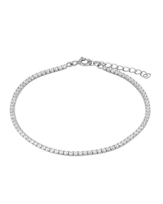 White Tennis Silver
