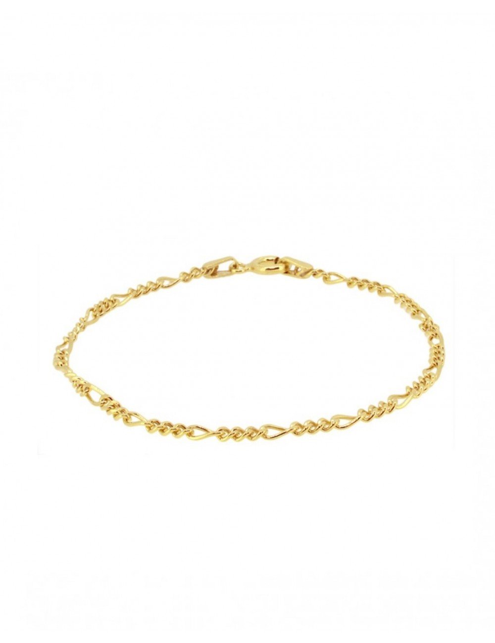 Pre-Owned 9ct Gold Figaro Bracelet – Claytons Jewellers