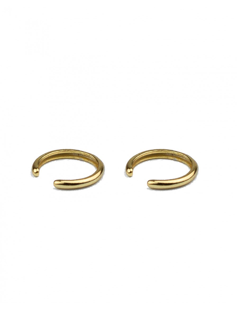 Simple ear cuff gold - Gold ear cuff - Trium Jewelry