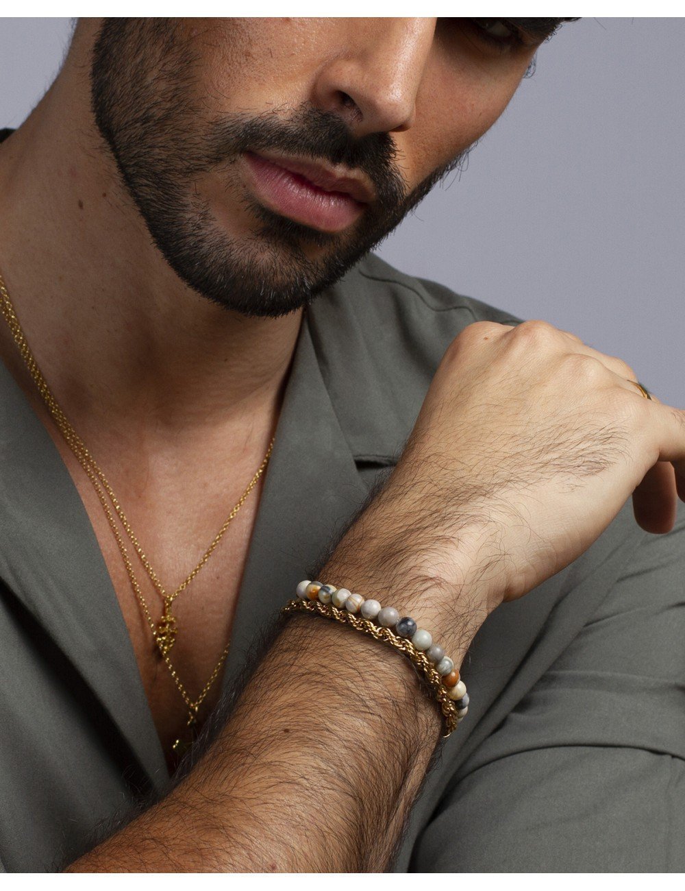 Quarry - Bead bracelets - Trium Jewelry - Men collection