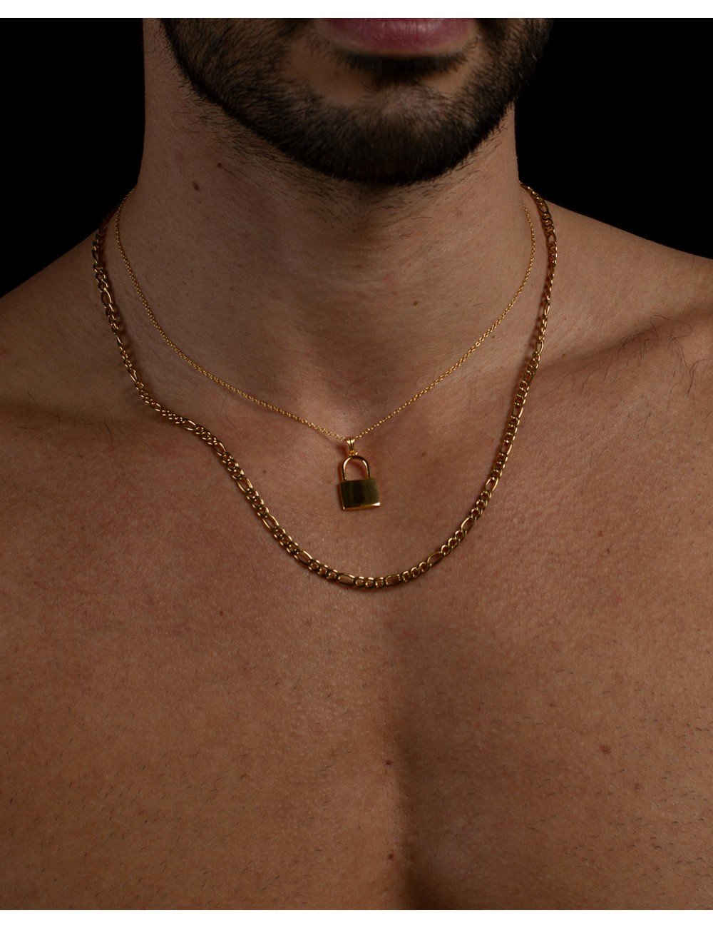 Men Women Alloy Square Lock Pendant Necklace Padlock Silver Chain Charms  Jewelry | eBay