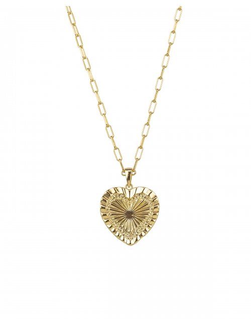 Heart Necklace Collares Oro Trium Jewelry