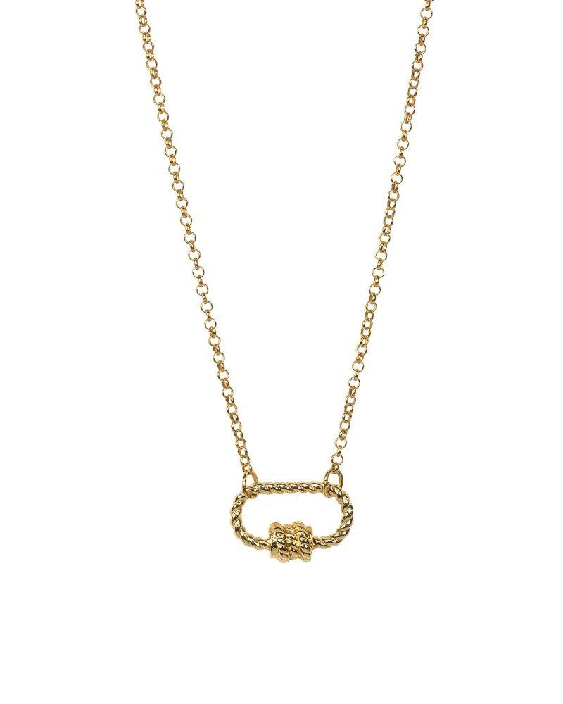 Connector gold - Gold necklaces - Trium Jewelry