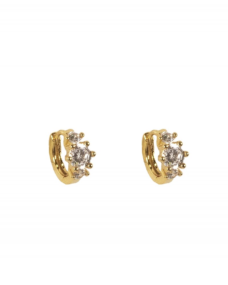 Yvonne Gold - Gold Earrings - Trium Jewelry