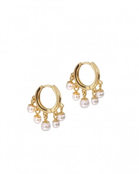 Medea gold - Gold earrings - Trium Jewelry