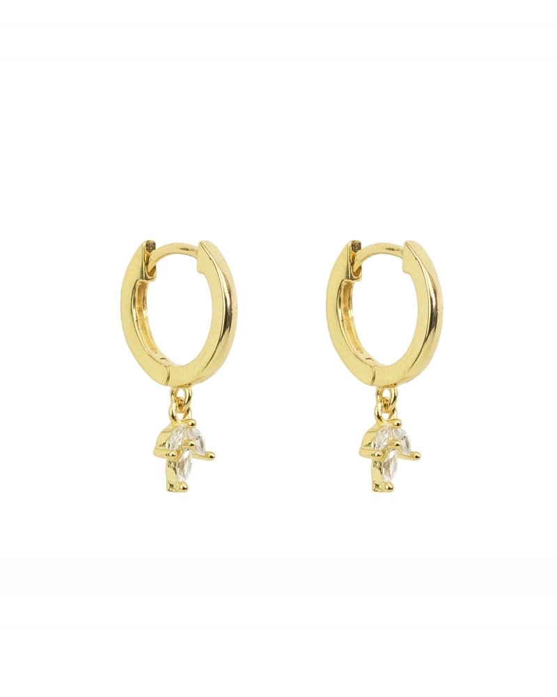 Fiore gold - Gold earrings - Trium jewelry