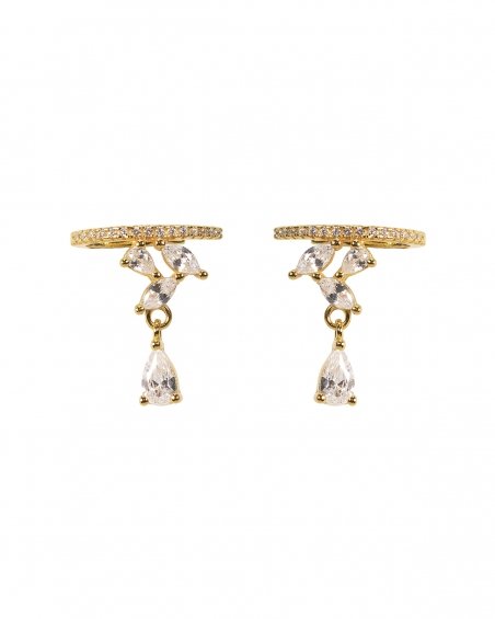 Bride gold - Gold earrings - Trium jewelry