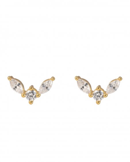 Bambi gold - Gold earrings - Trium Jewelry