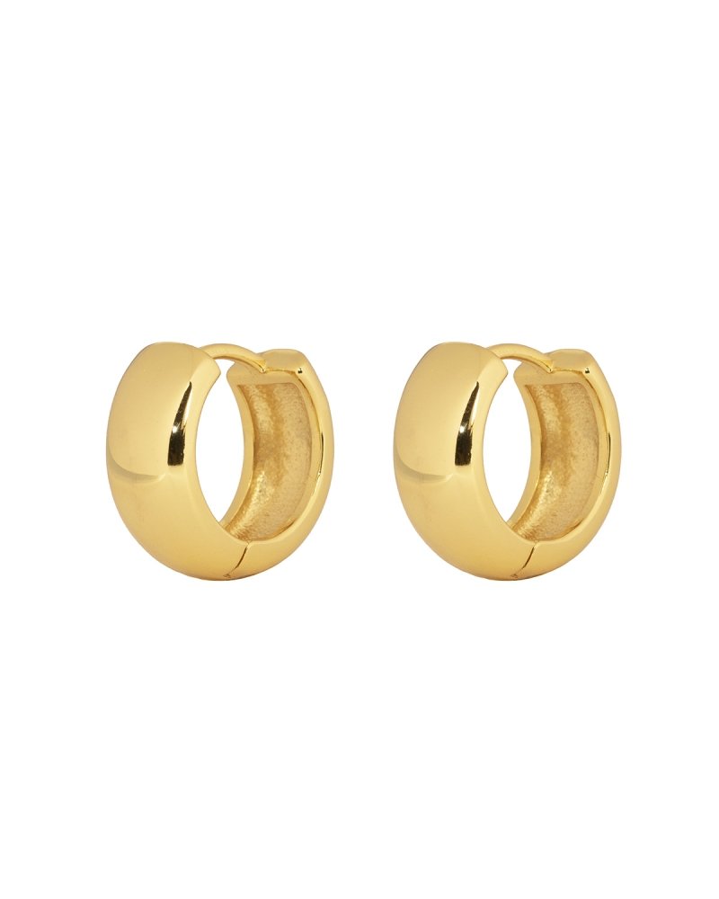 Luela gold - Gold earrings - Trium Jewelry