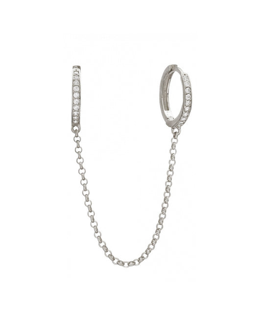 Chain hoops silber