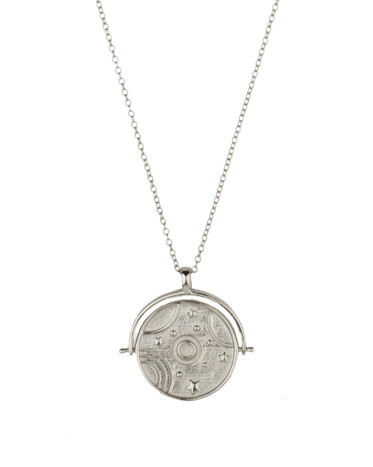 Rotating Medallion silver