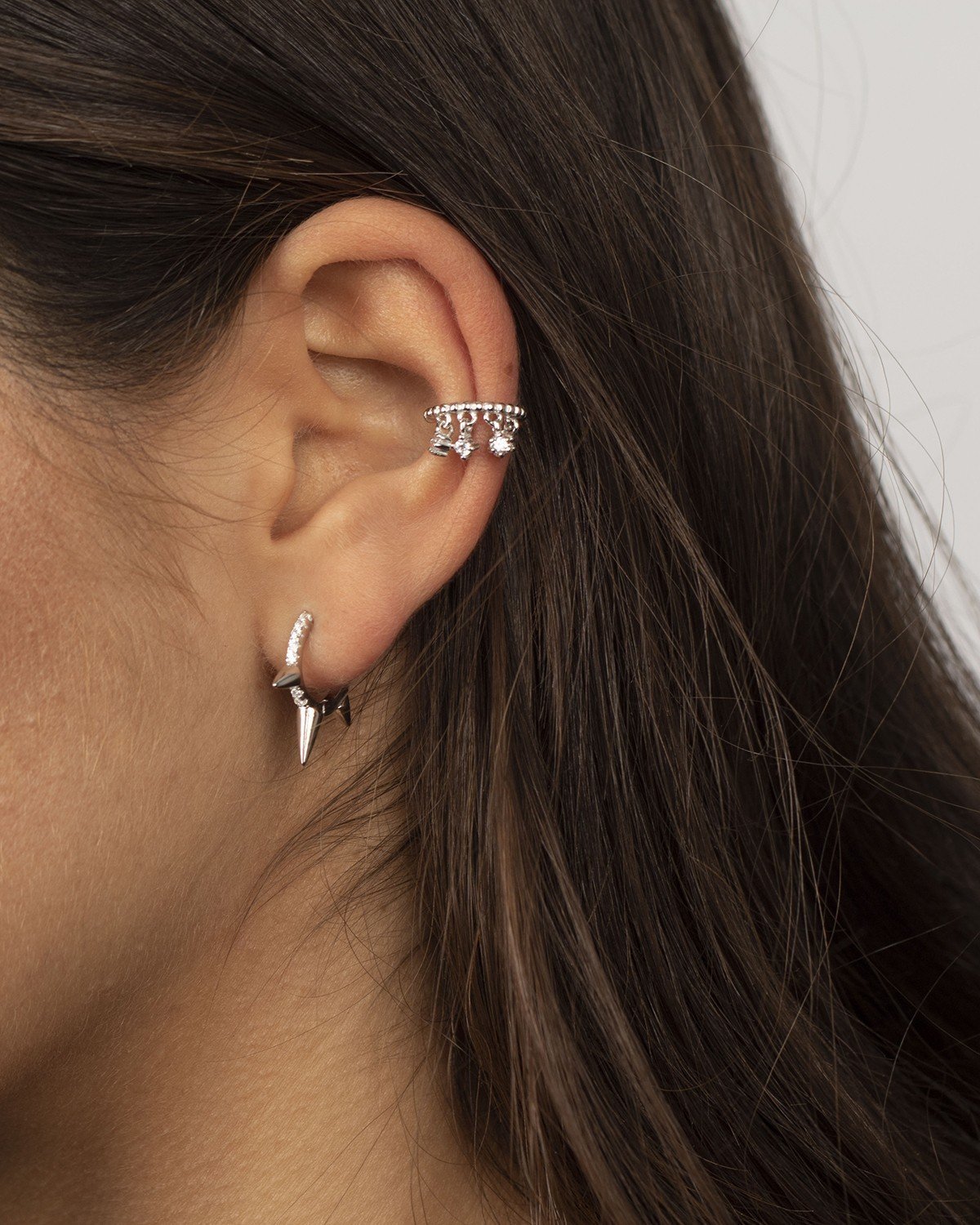 Jane ear cuff silver