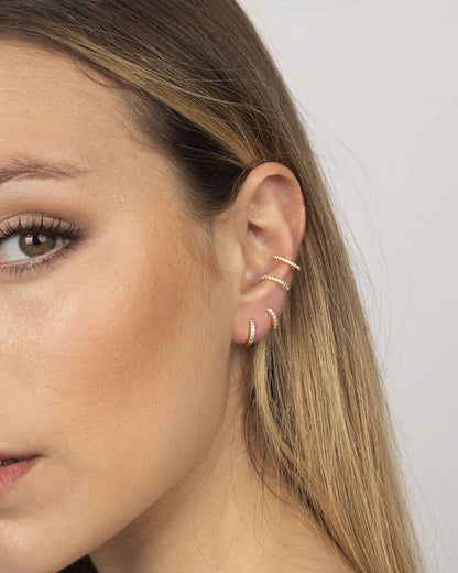 Lin ear cuff gold