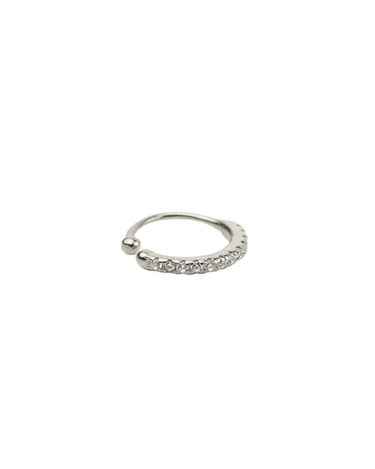 Lin ear cuff silber