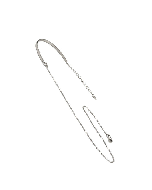 Cuff chain silver