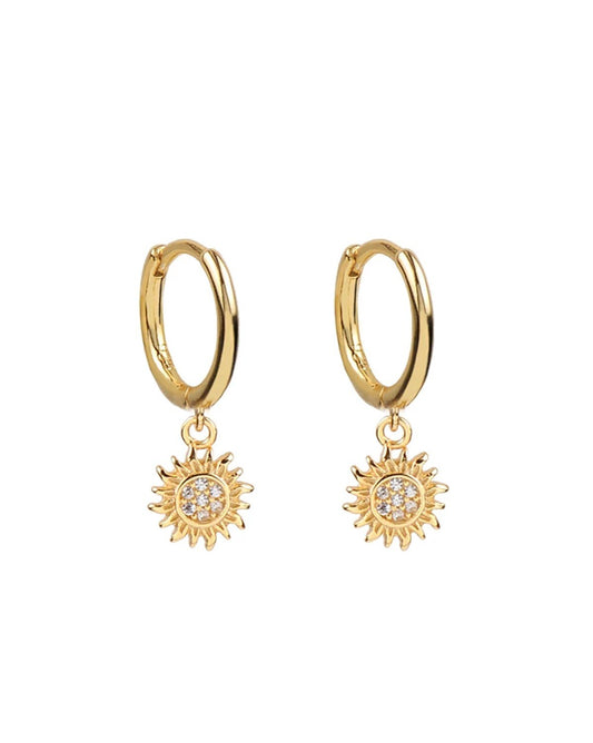 Sun hoops Gold