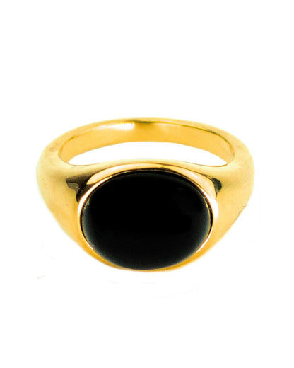 Black signet gold