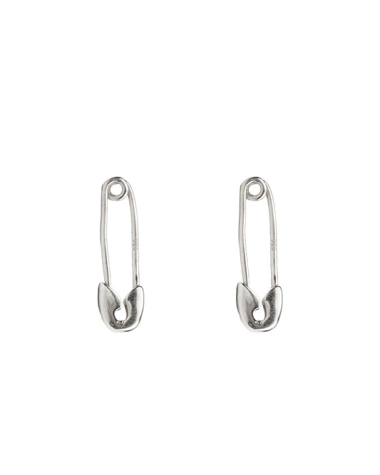 Safety pin silver