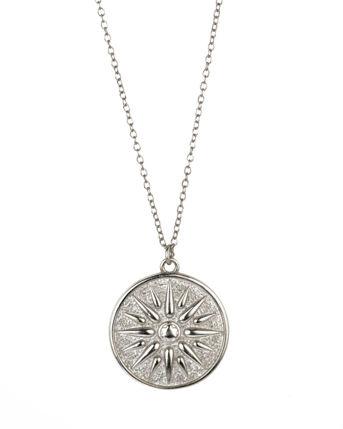 Sun Medallion Silver