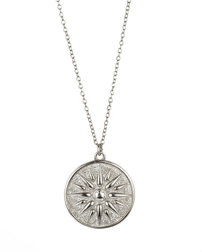 Sun Medallion Silver