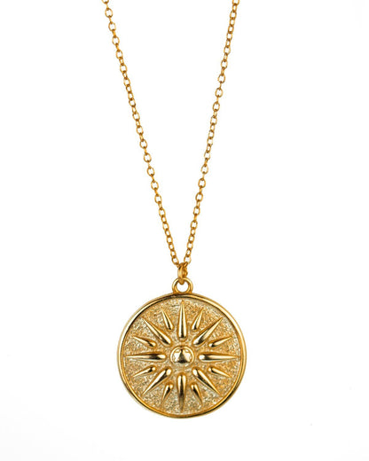 Sun Medallion gold