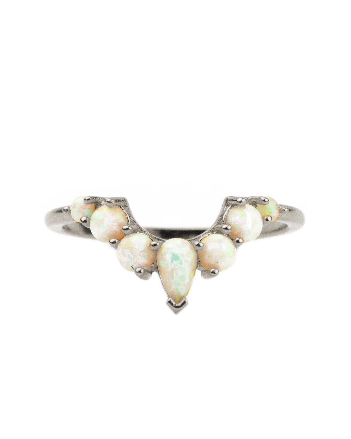 Stacking opal silver