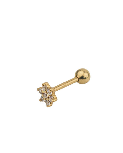 Flower piercing gold