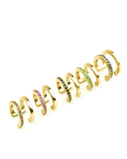 Double ear cuff gold