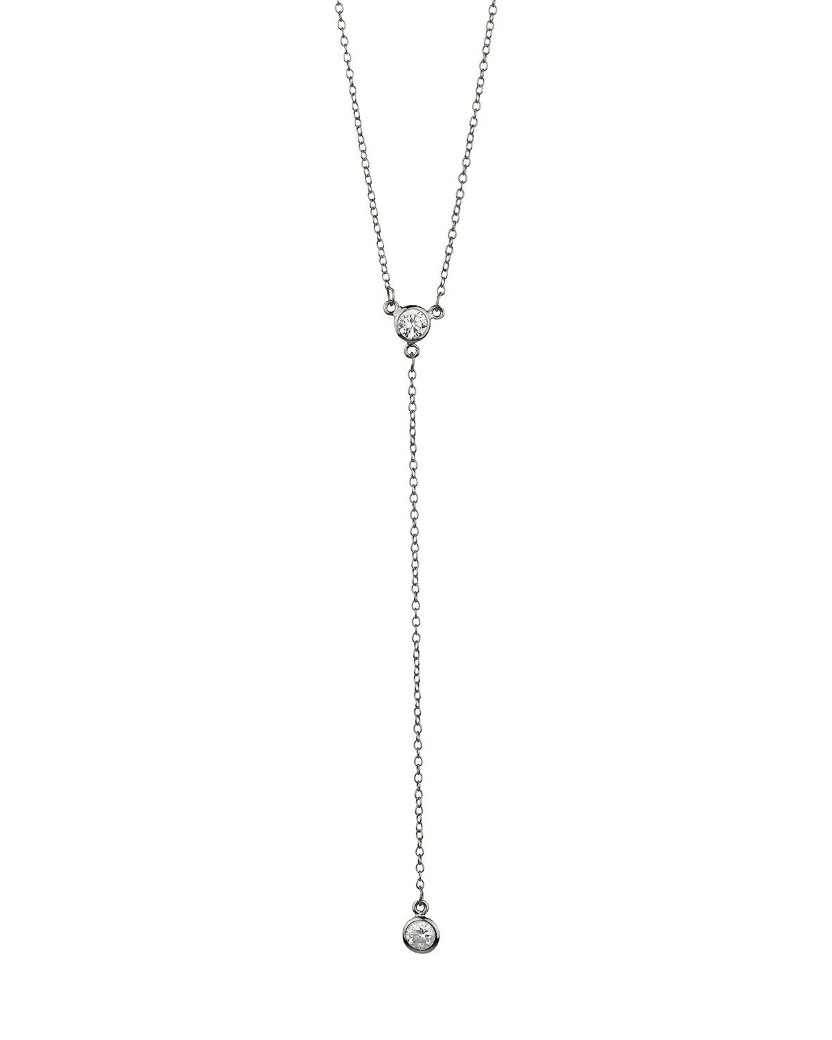 Simple Lariat silver