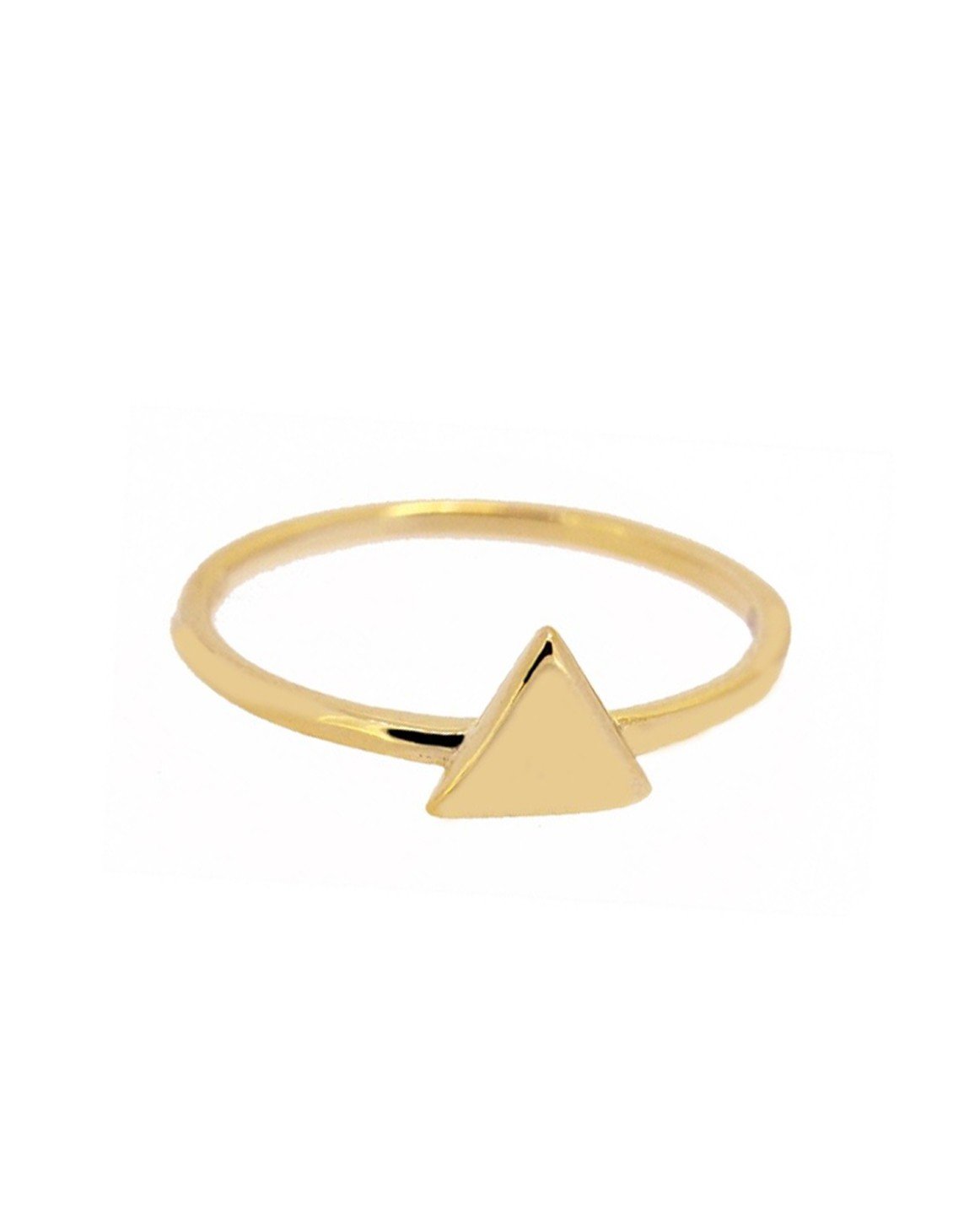 Triangle ring gold