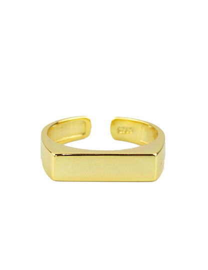 Square signet gold