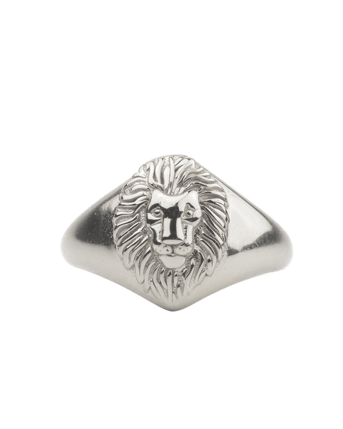 Lion signet silver