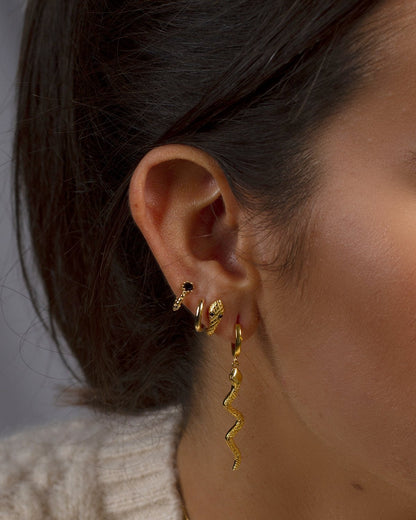 Ophidia gold hoops