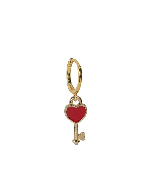 Red keyheart gold