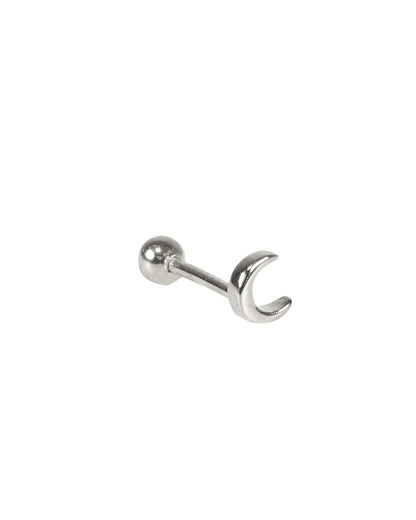 Moon piercing silver