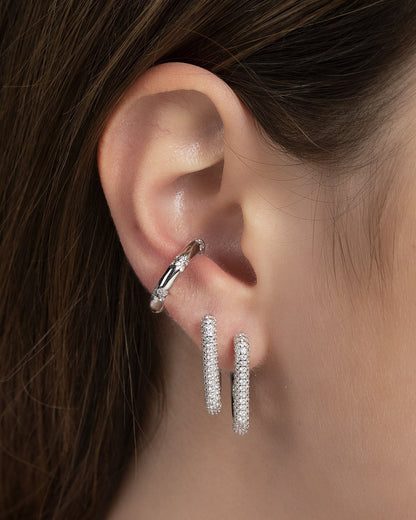 Lea ear cuff silver