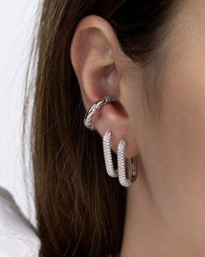 Lea ear cuff silver