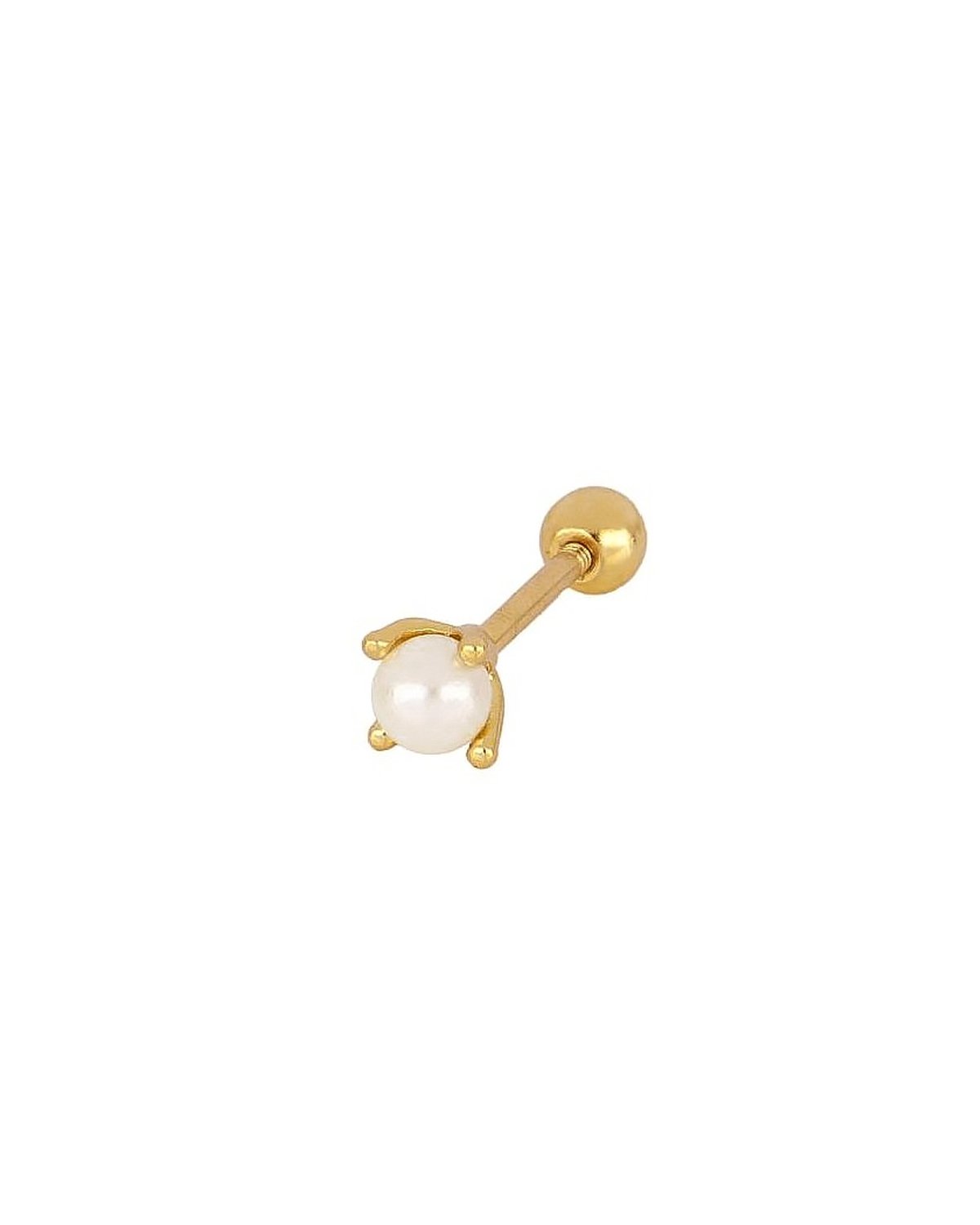 Pearl piercing gold