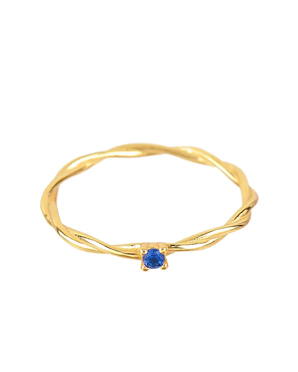 Blue solitaire gold