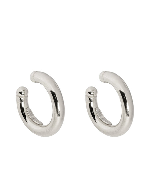 Chunky Ear cuff silver