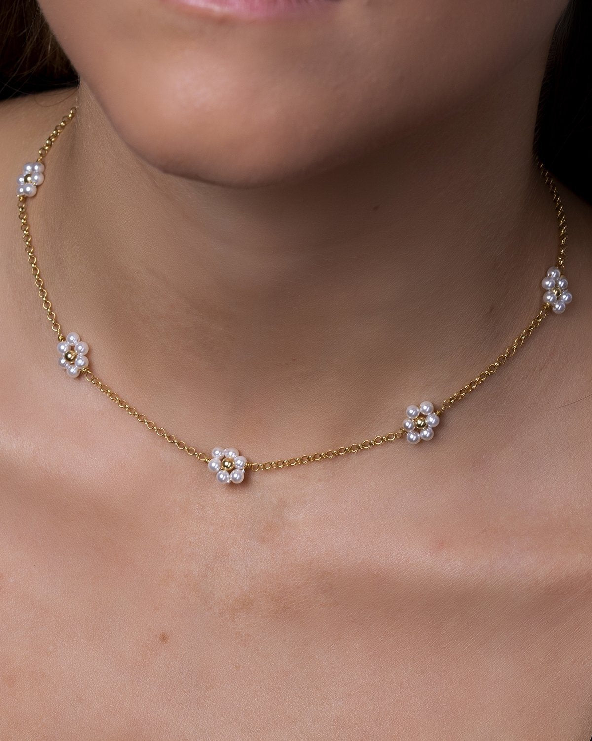 Daisy pearl gold