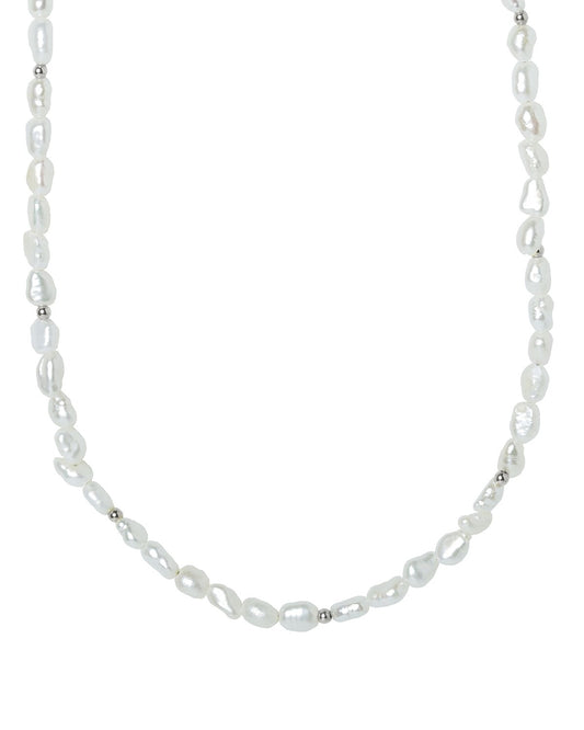 Rice pearl silber choker