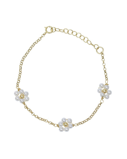 Daisy gold bracelet