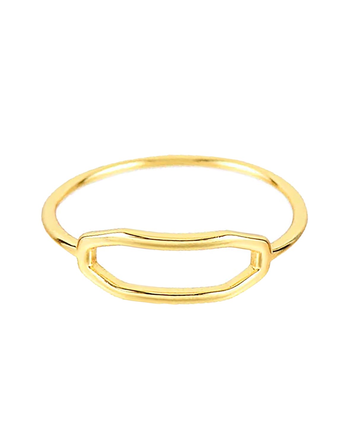 Polygon gold ring