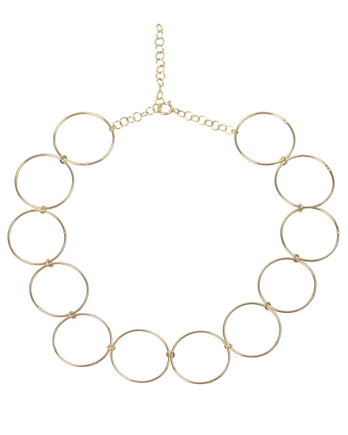 Big Circles Choker gold