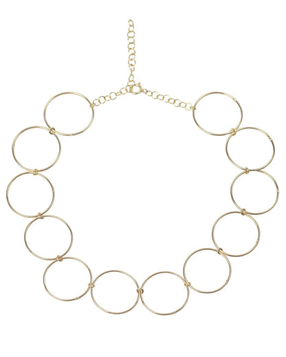 Big Circles Choker gold