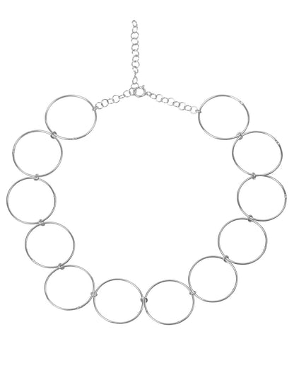 Big Circles Choker Argent