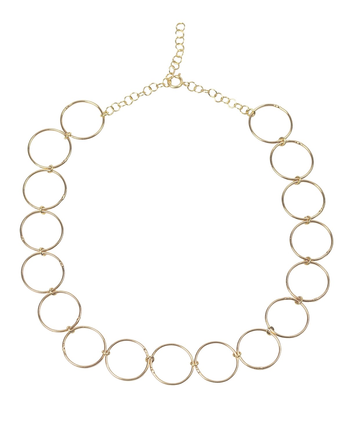 Small circles choker Or